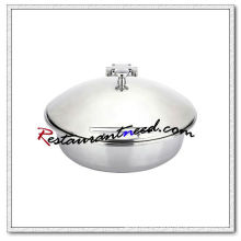 C055 Runde Induktions-Chafer mit Edelstahl-Food Pan / Chafing Dish